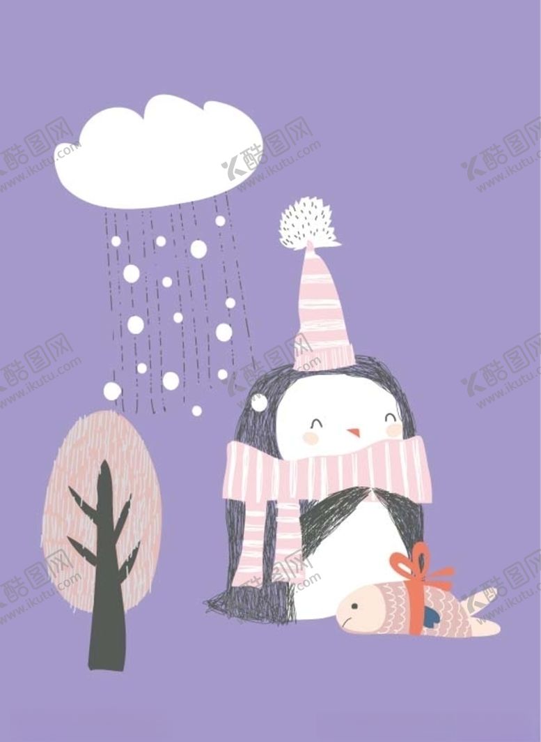 编号：22904110130249478757【酷图网】源文件下载-卡通企鹅