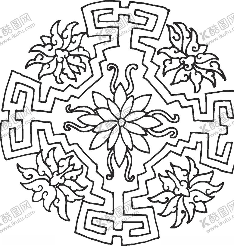 编号：48483005012337094797【酷图网】源文件下载-镂空花图案