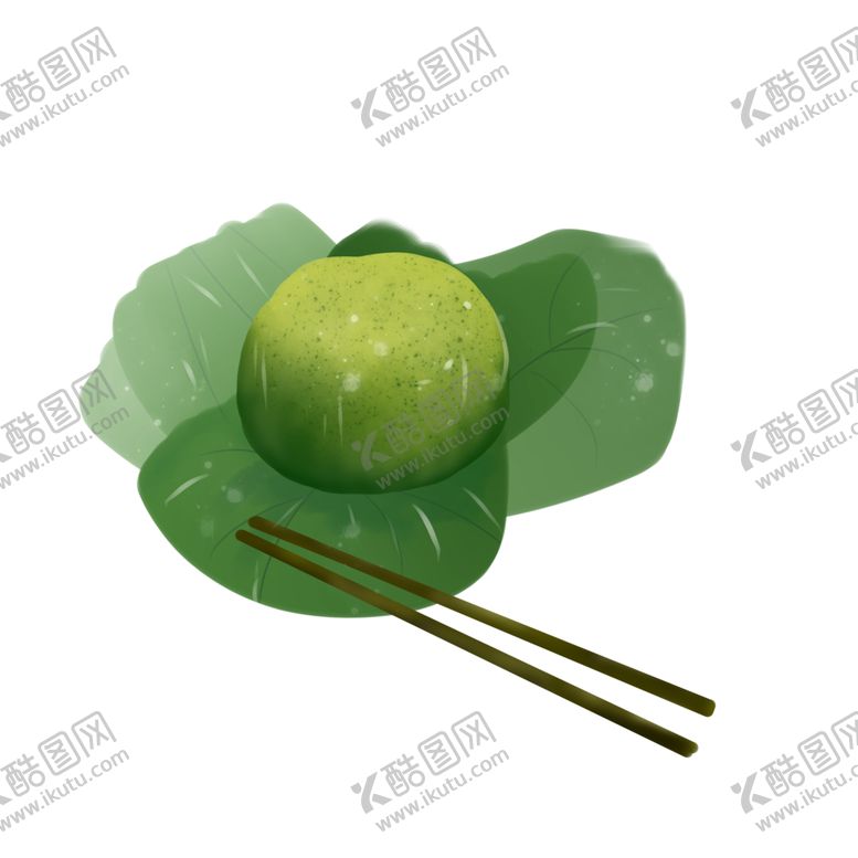 编号：94365310111524224972【酷图网】源文件下载-清明青团素材