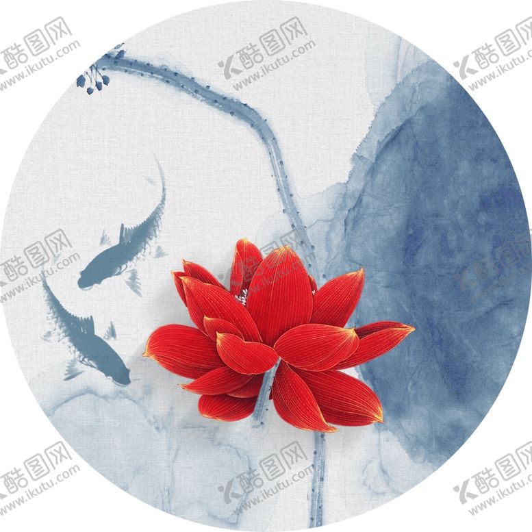 编号：87548005080332153220【酷图网】源文件下载-创意国潮装饰画图片