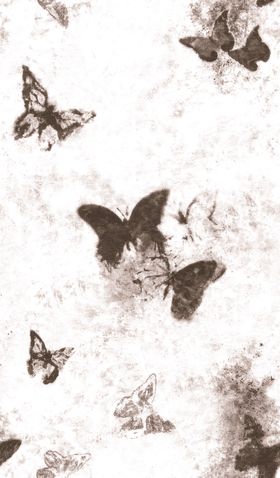 水墨蝴蝶图案背景
