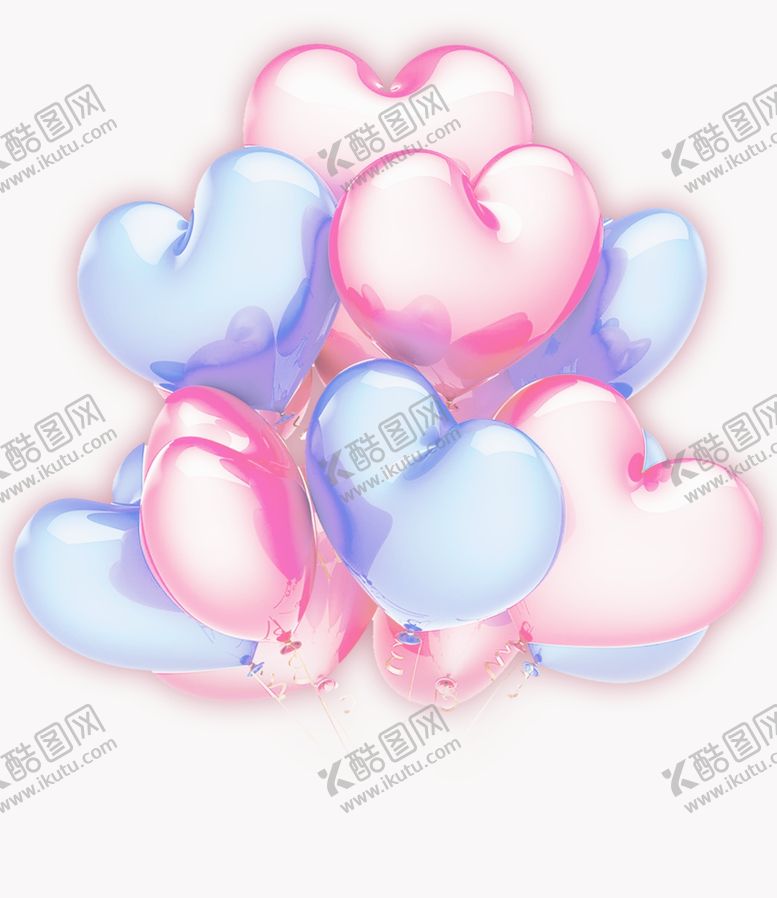 编号：13772505150658227411【酷图网】源文件下载-心形气球