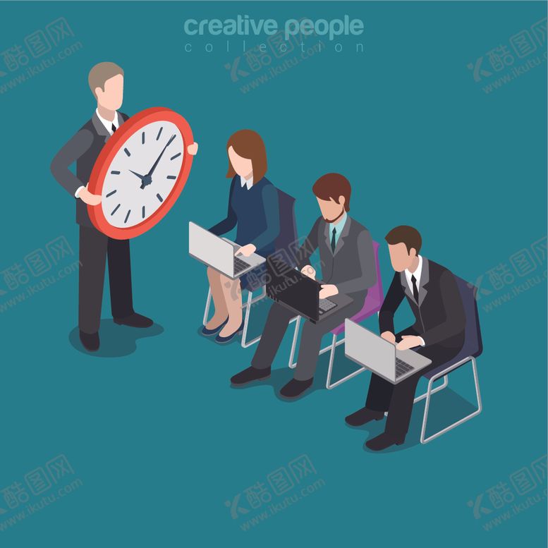 编号：63011710111511494473【酷图网】源文件下载-办公卡通人物