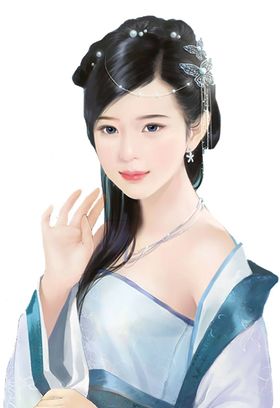 古装帅哥美女插画图片