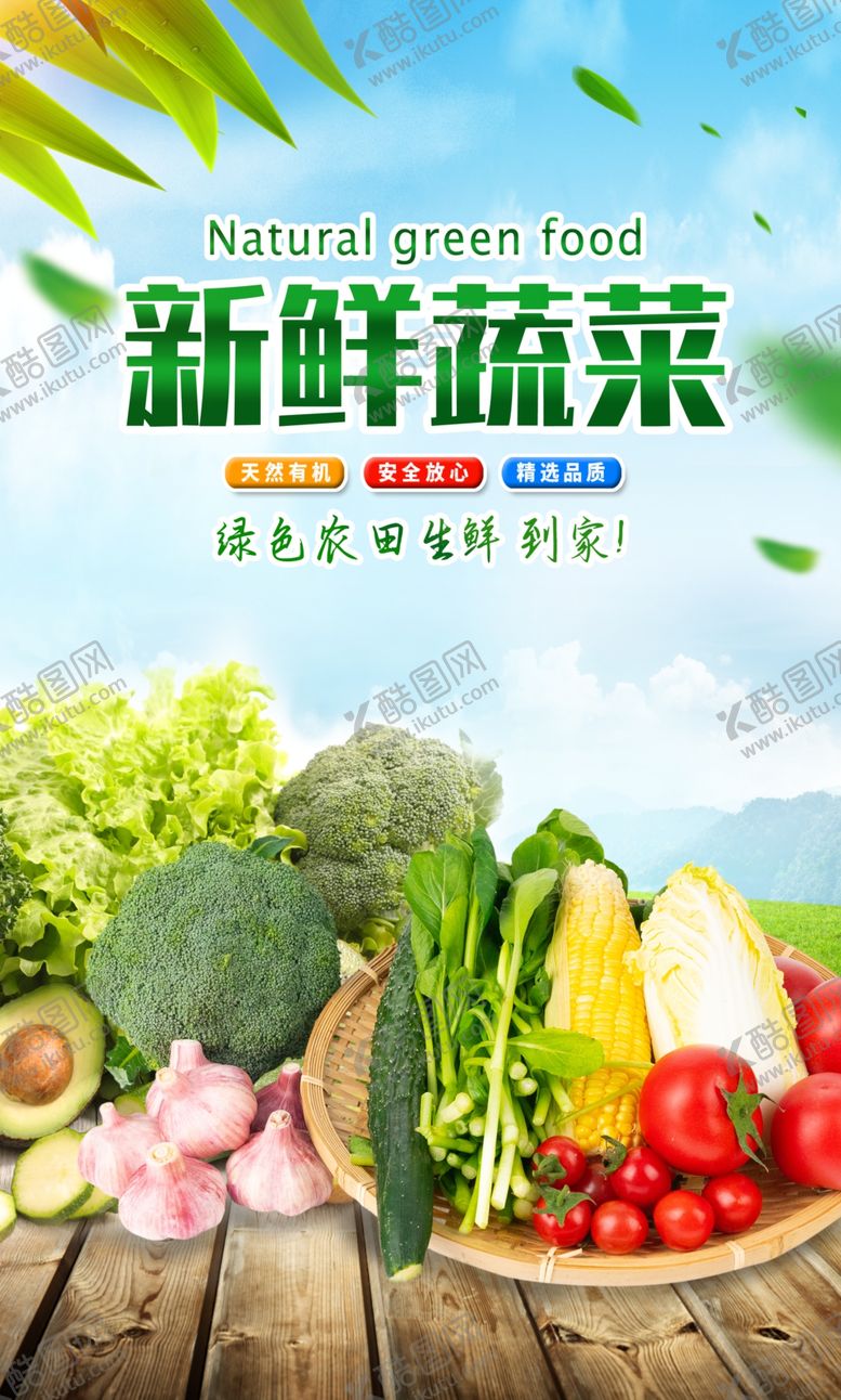 编号：42534211261701042338【酷图网】源文件下载-水果蔬菜海报