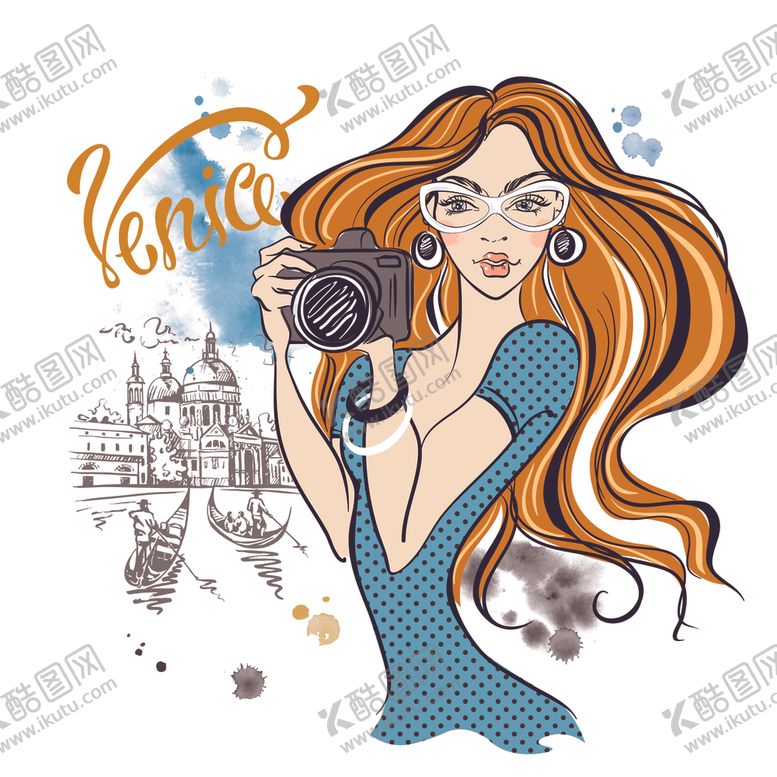 编号：93421710100421397052【酷图网】源文件下载-女性插画