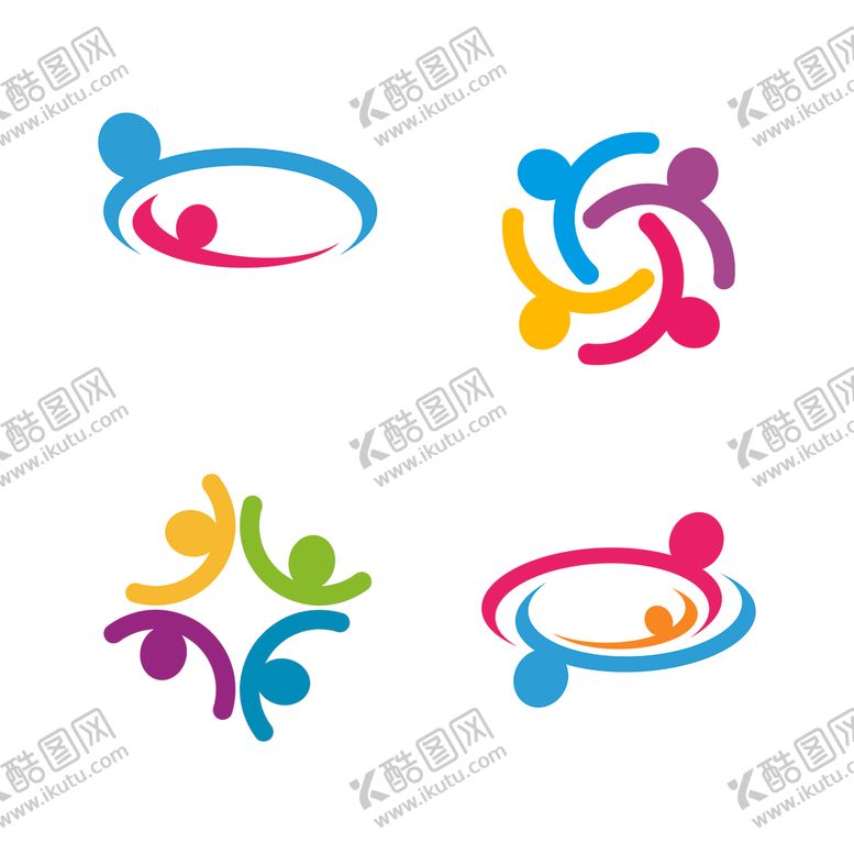 编号：80751009211746443814【酷图网】源文件下载-抽象人物图标