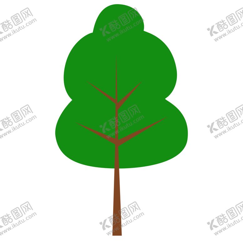 编号：14310806250019249628【酷图网】源文件下载-树木植物标志图形图标装饰素材