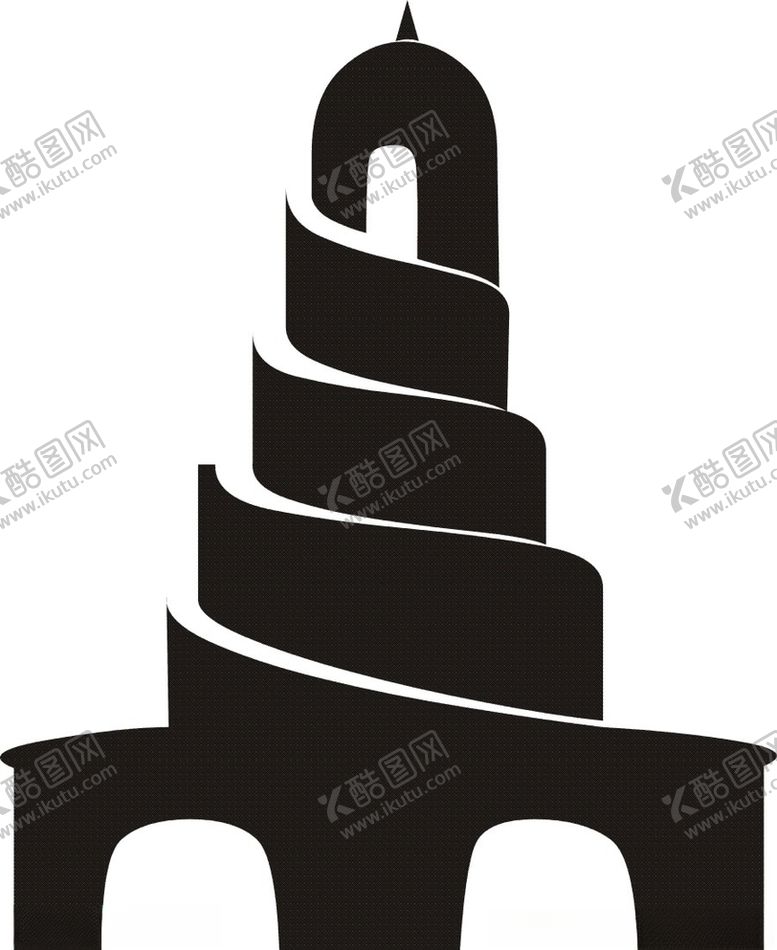 编号：58736910060718407137【酷图网】源文件下载-建筑房屋剪影-04