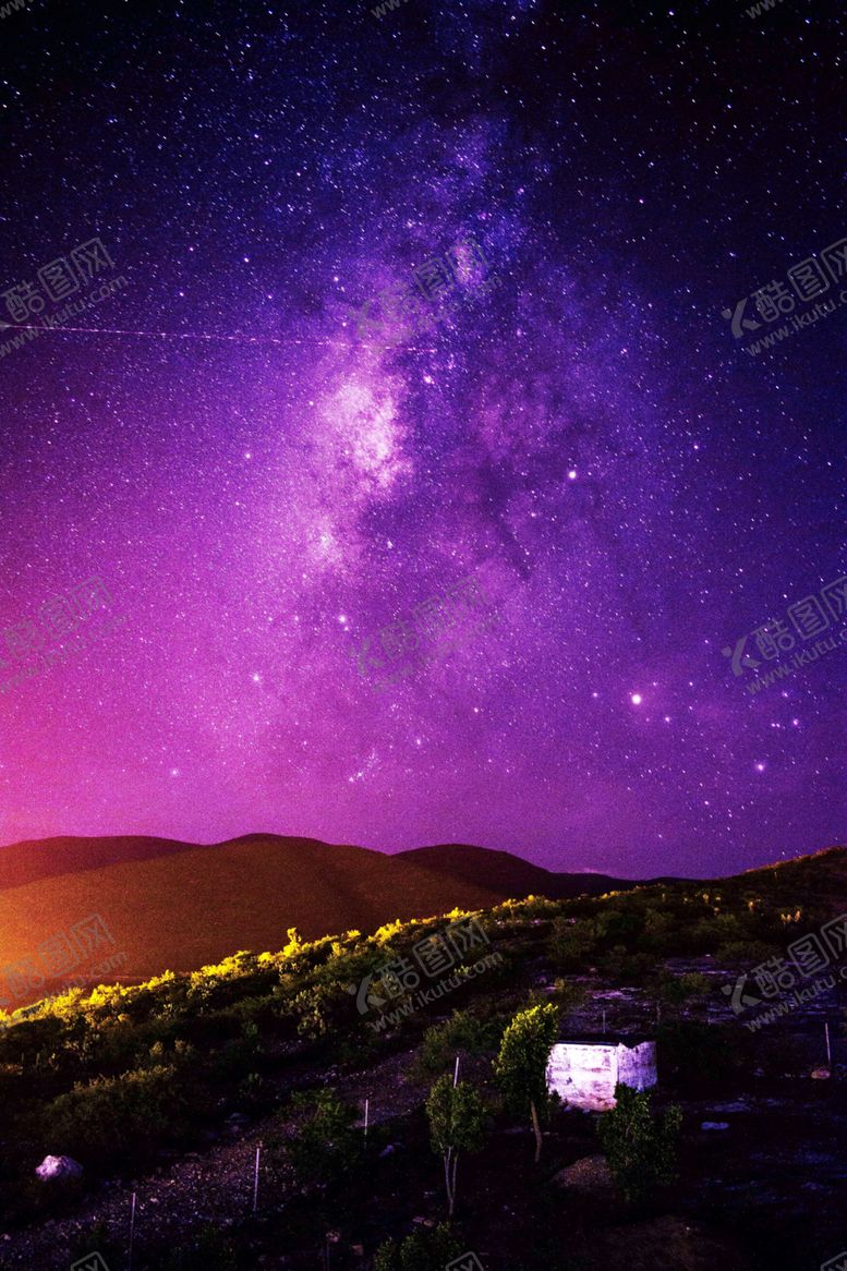 编号：28696711010830144609【酷图网】源文件下载-紫色星空