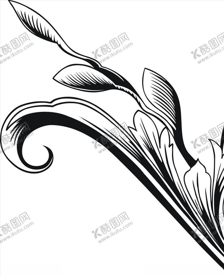 编号：90917810191430201805【酷图网】源文件下载-硅藻泥刻花线条花纹