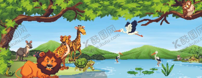 编号：15047206180555024407【酷图网】源文件下载-矢量动物素材