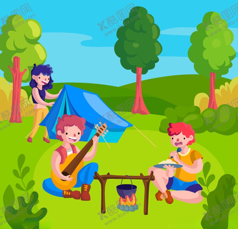 编号：68717909202304421589【酷图网】源文件下载-露营