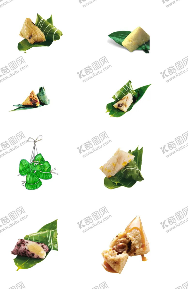 编号：61334907020846137395【酷图网】源文件下载-粽子素材