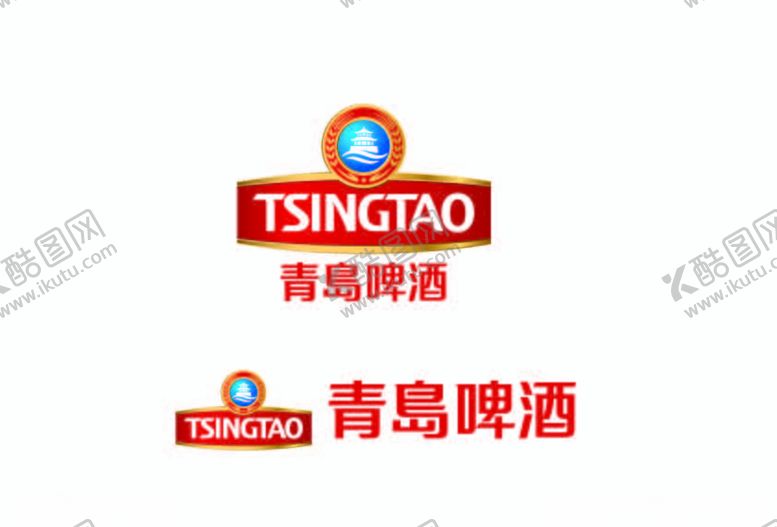 编号：40526910291044531852【酷图网】源文件下载-青岛啤酒立体logo