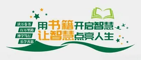 阅读文化墙校园览室图书室