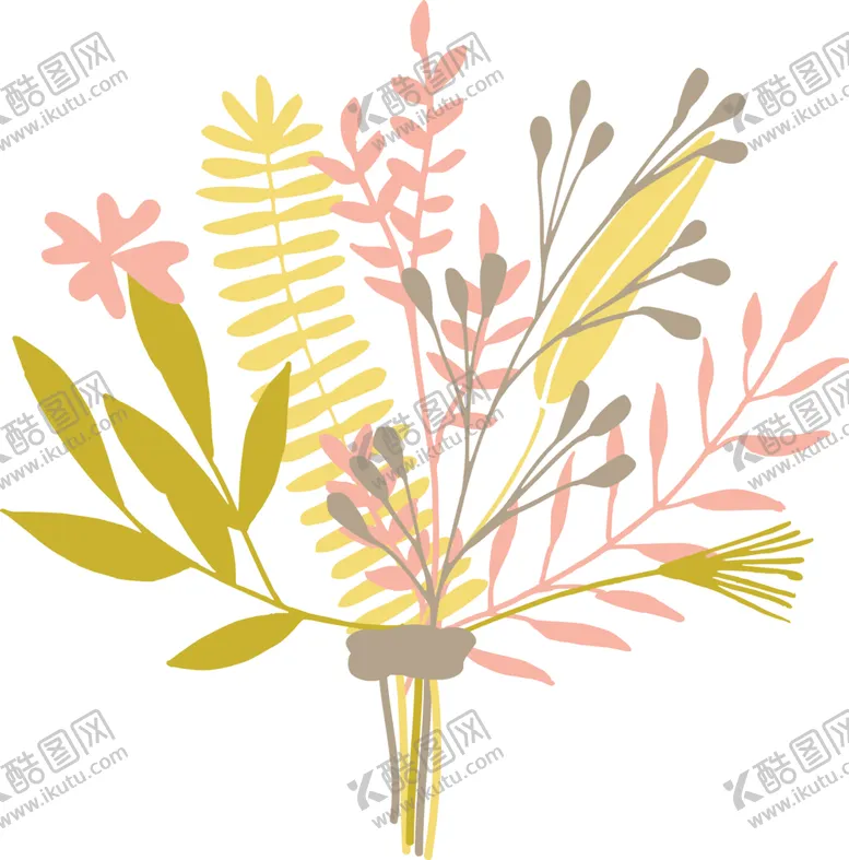 编号：74160709100224051797【酷图网】源文件下载-花草插画