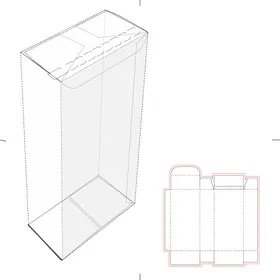 包装盒刀版图 纸盒刀版纸盒模板