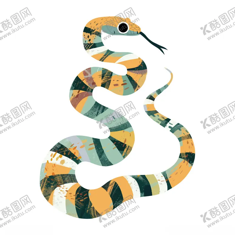 编号：23265202280722271255【酷图网】源文件下载-矢量蛇