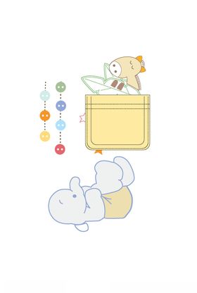 幼童印花数码卉徽章图案儿插画