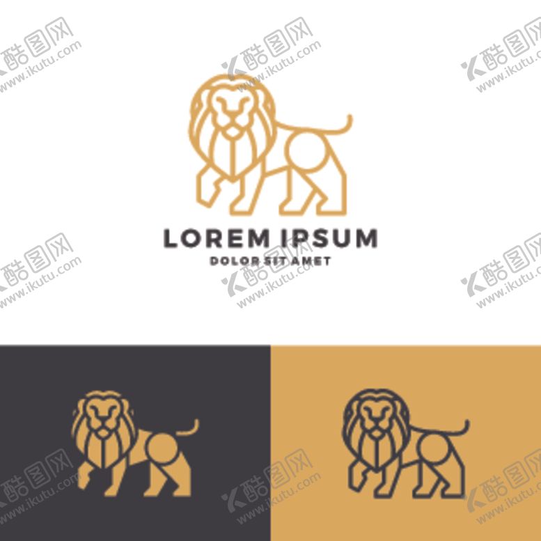 编号：44864409260751252170【酷图网】源文件下载-狮子图标