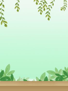 春天海报绿色素材春天素材