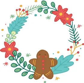 圣诞花环免抠图