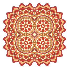 曼陀罗花纹