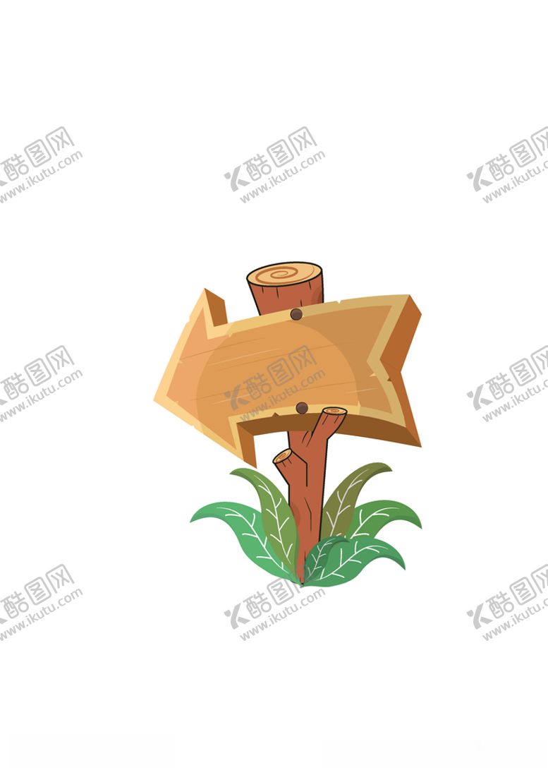 编号：84882205140128497524【酷图网】源文件下载-卡通手绘木板提示牌