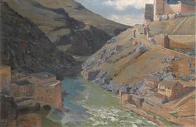 田园风景古典油画