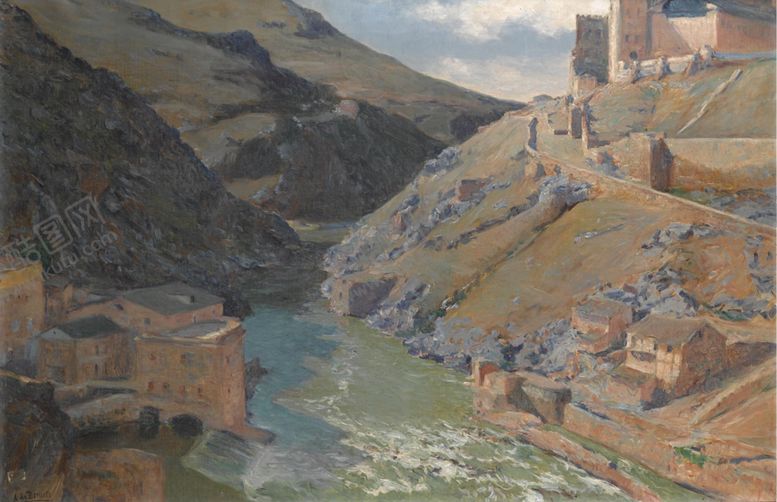 编号：68367909190614374005【酷图网】源文件下载-田园风景古典油画