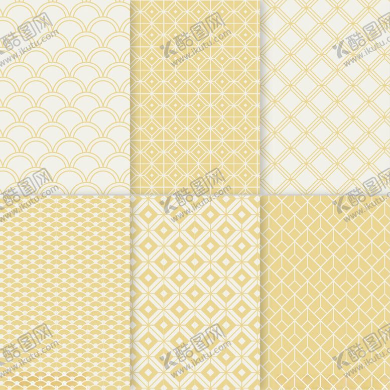编号：65753809262015471476【酷图网】源文件下载-古典几何图案背景集合