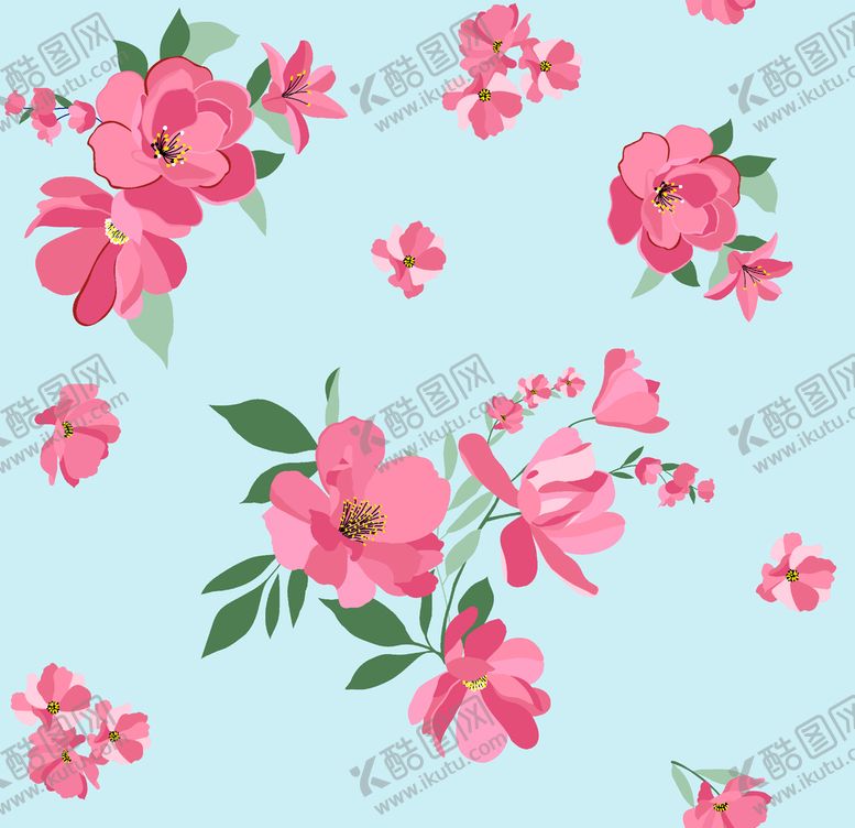 编号：08746909122348406940【酷图网】源文件下载-小碎花花朵数码印花