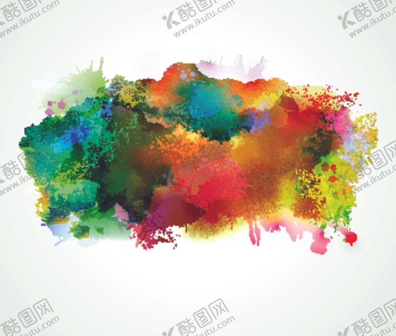 编号：56385110232232577392【酷图网】源文件下载-彩色水墨笔迹