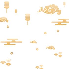 中国风金色祥云PNG免扣素材