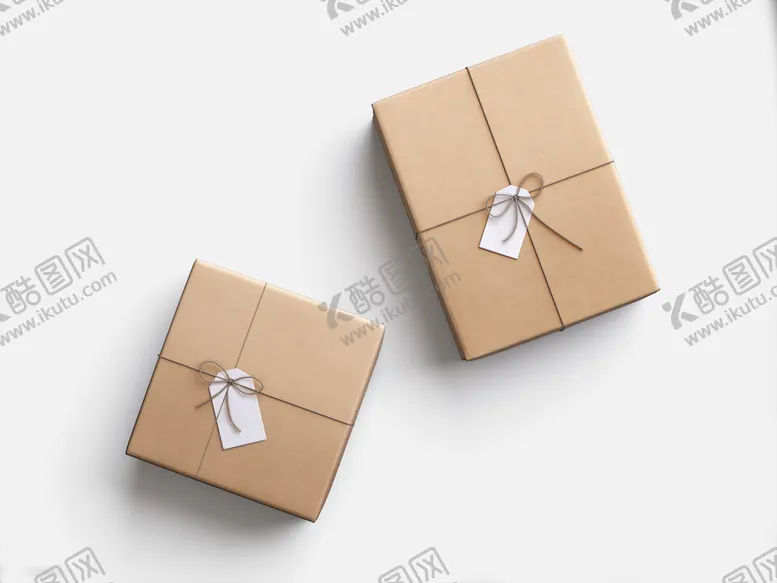 编号：59801309120009549204【酷图网】源文件下载-牛皮纸精品生日礼物包装盒