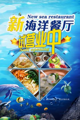 海洋餐厅海报