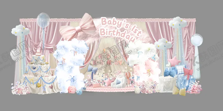 编号：83803704112100189838【酷图网】源文件下载-粉色多巴胺生日迎宾区