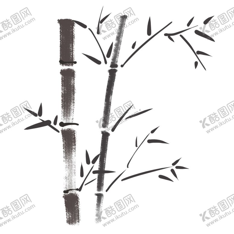 编号：14488210110108312337【酷图网】源文件下载-水墨竹子