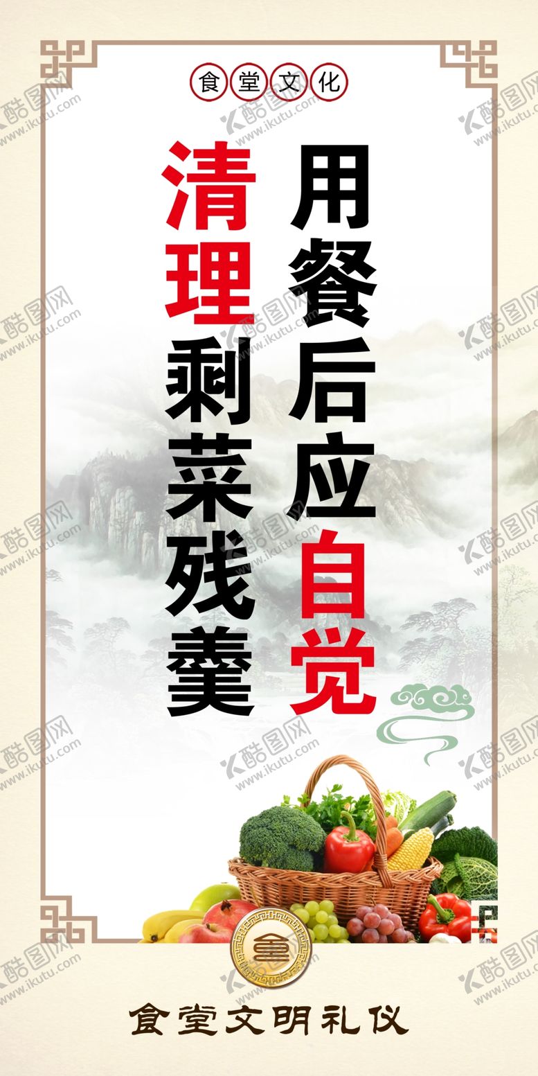 编号：78531009130224374855【酷图网】源文件下载-食堂展板