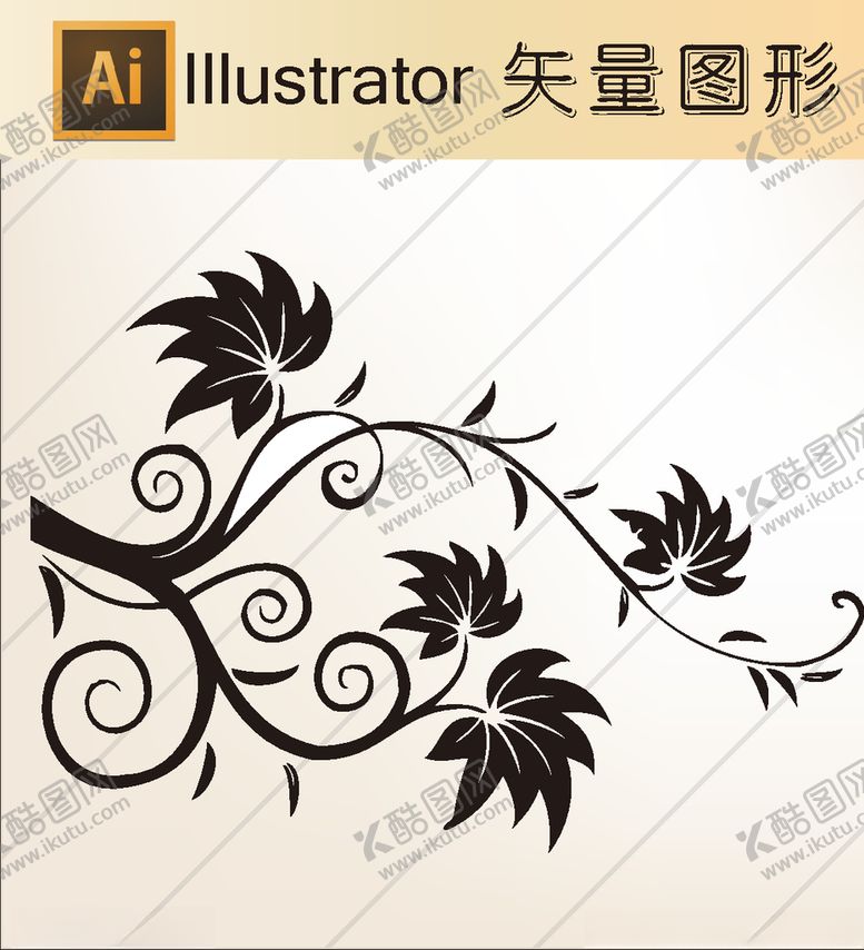 编号：75225310230508288030【酷图网】源文件下载-花草剪纸动物剪纸简洁手绘