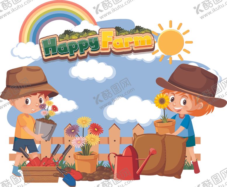 编号：67571210031818447982【酷图网】源文件下载-卡通矢量儿童