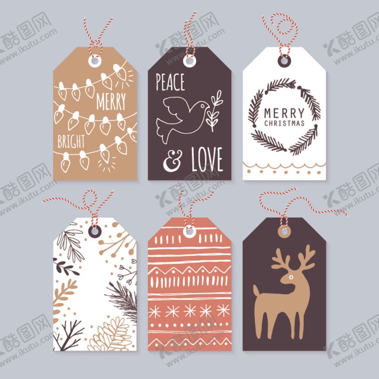 编号：48958909210856494201【酷图网】源文件下载-创意圣诞节吊牌