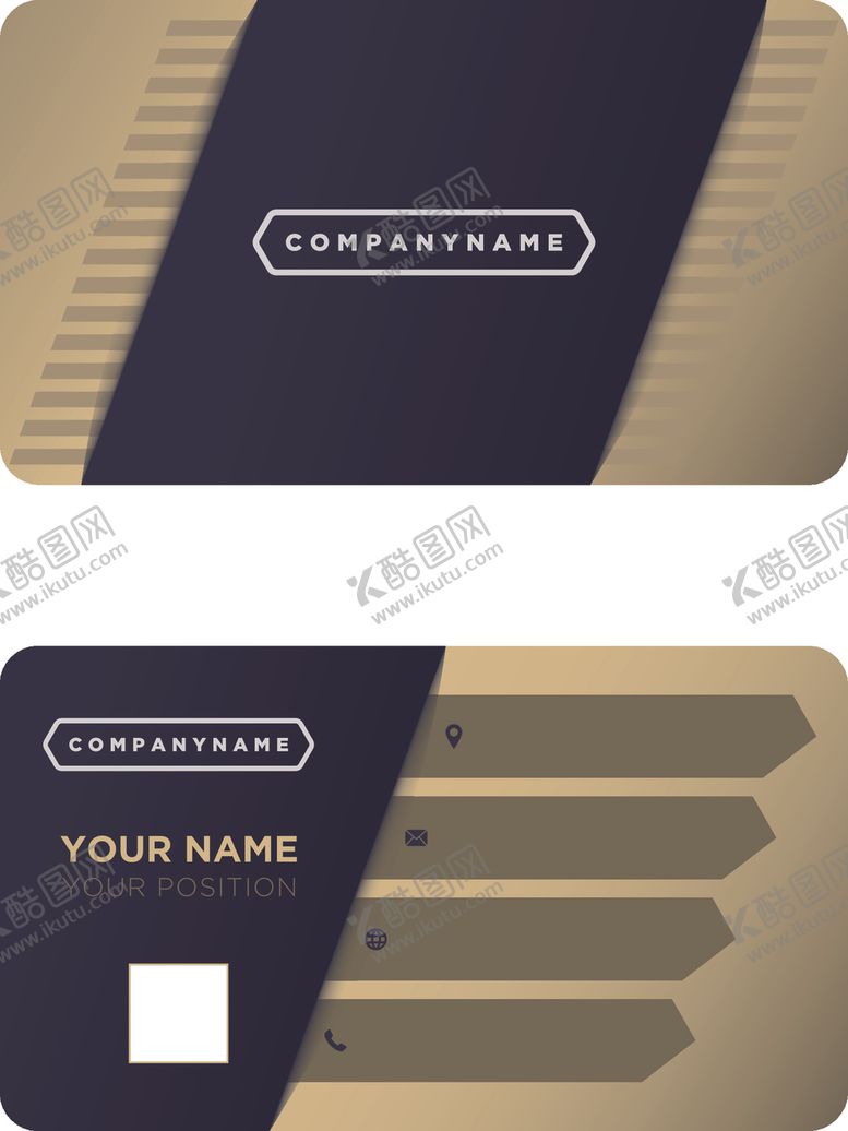 编号：96859109192225495916【酷图网】源文件下载-矢量名片模板