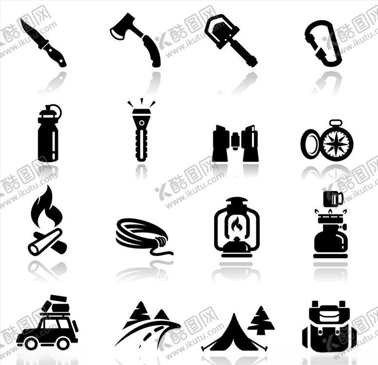 编号：32723610102150468683【酷图网】源文件下载-露营工具