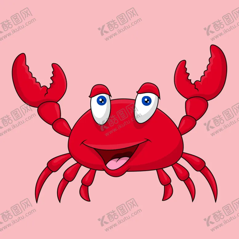 编号：17581802061508304661【酷图网】源文件下载-手绘线描螃蟹