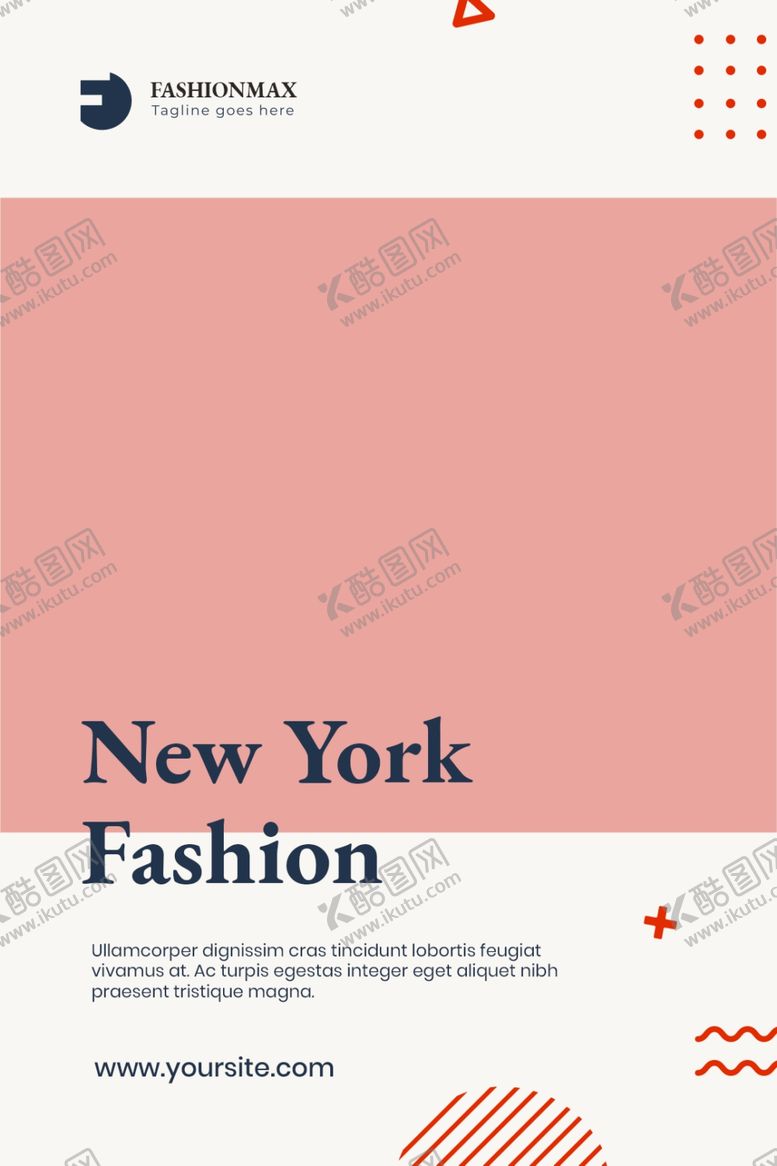 编号：20108710012035461084【酷图网】源文件下载-极简社交海报模板