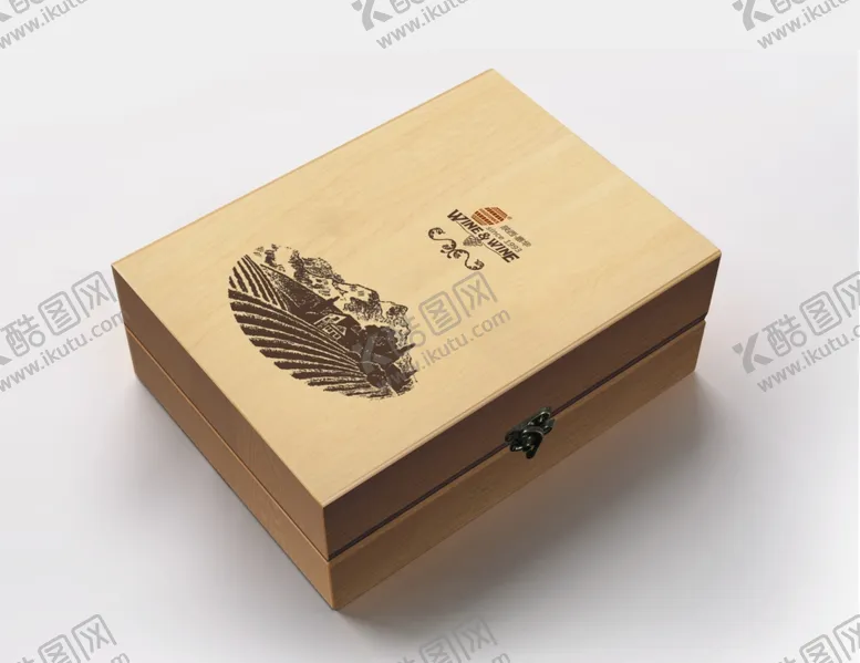编号：93456404261639483769【酷图网】源文件下载-惠华大木盒效果图
