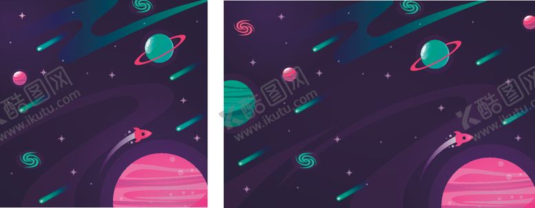 编号：48577410171639365308【酷图网】源文件下载-宇宙插画