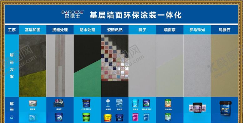 编号：90812807091934389364【酷图网】源文件下载-巴德士基层墙面环保涂装